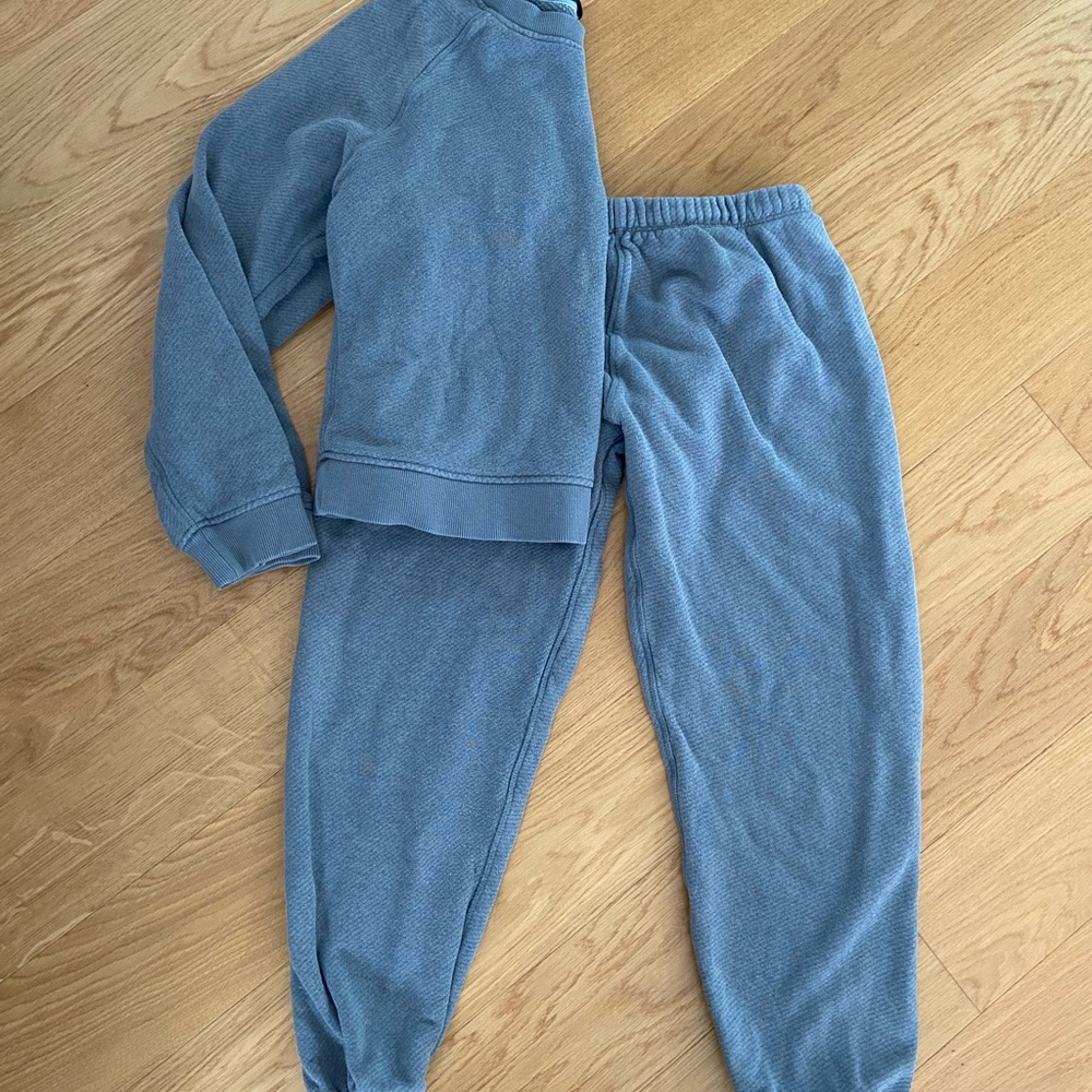 Jenni kayne Saturday sweatshirt and sweatpants small and xs blue
